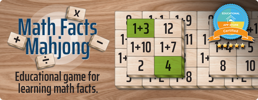 Math Facts Mahjong Educational Game