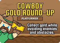 Cowboy Gold Round-Up Platformer