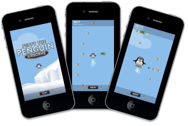 Peppy The Penguin Airborne Game