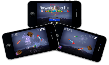 Fireworks Finger Fun Game