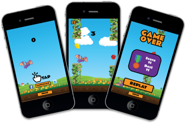 Flappy Fruit Bat Game