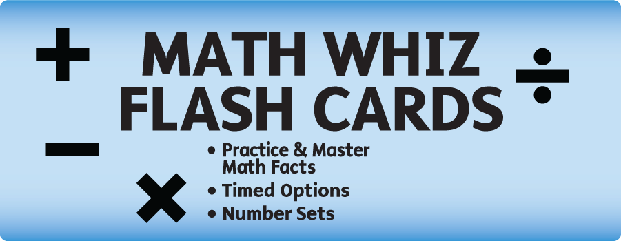 Math Whiz Flash Cards